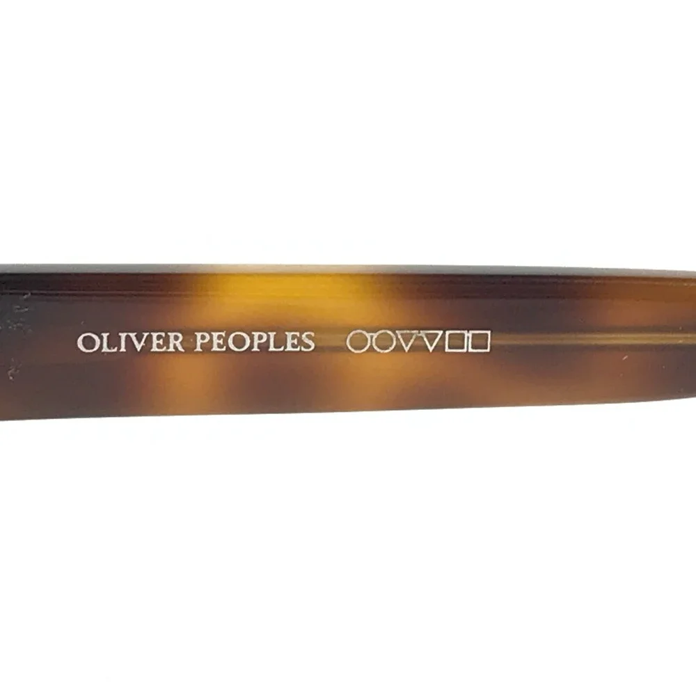 Oliver Peoples Hoover DM Eyeglasses Frames Brown Tortoise Horn Rim 53-17-145